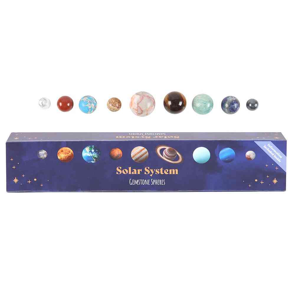 Something Different - Solar System Gemstone Sphere Set Crystals and gemstones - Multicolours